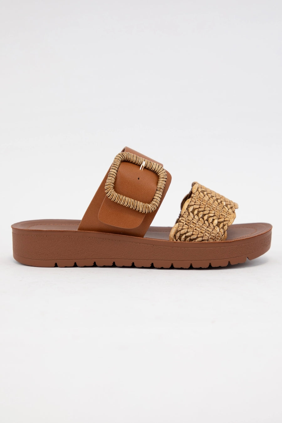 Cactus Wavy Design Slip-On Sandal