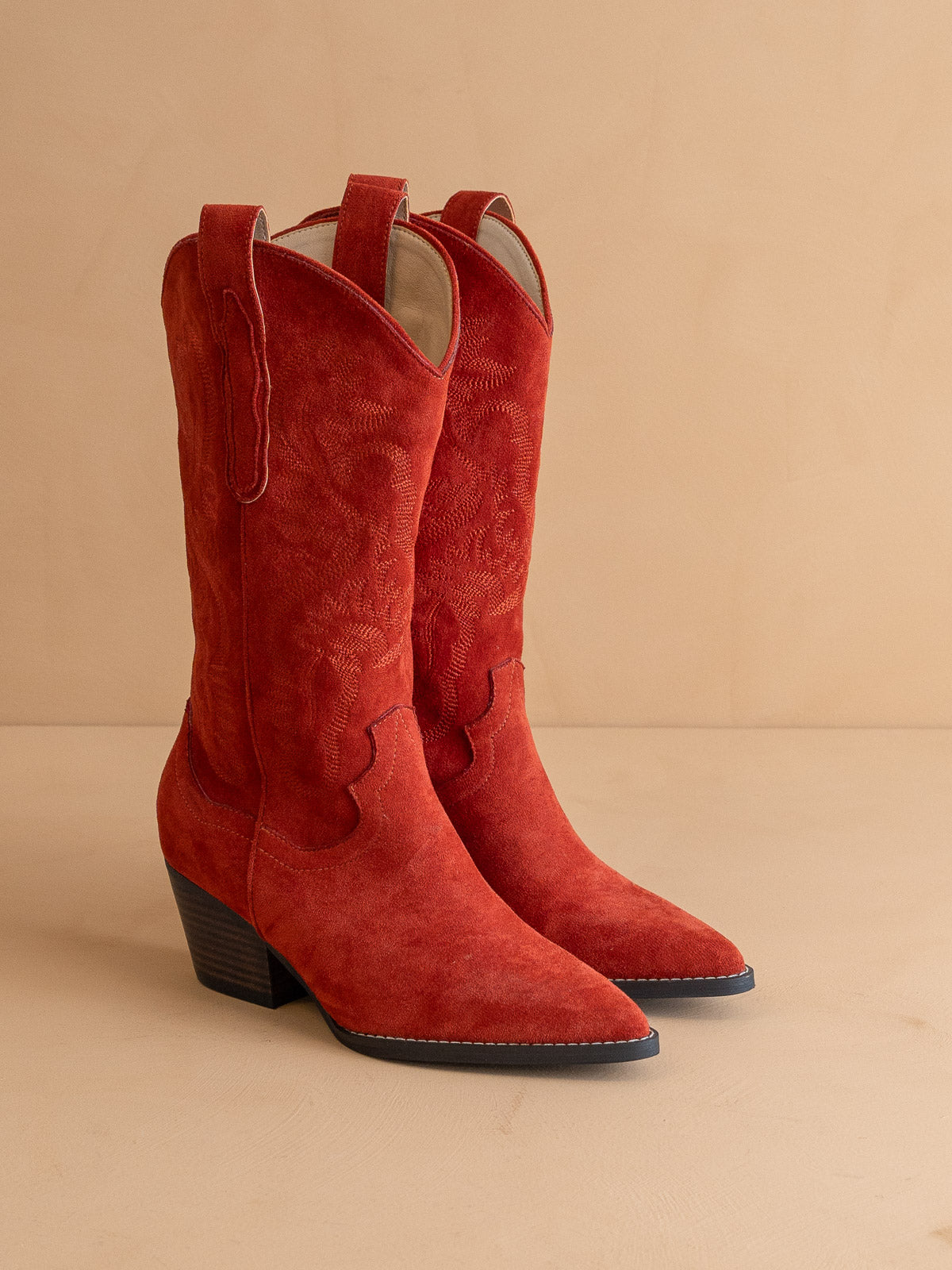 Amaya Red Classic Western Boots