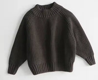 Midnight Mountain Crew Knit Sweater