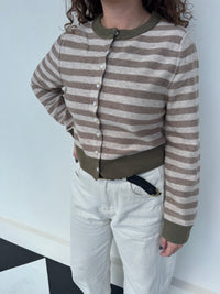 Bridgette Stripe Cardigan