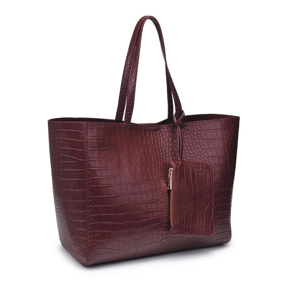 Tiffany Tote: Burgundy
