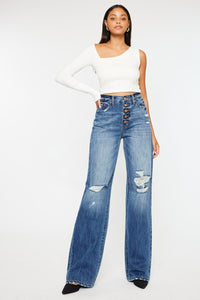 Amaya High Rise Wide Flare Jeans