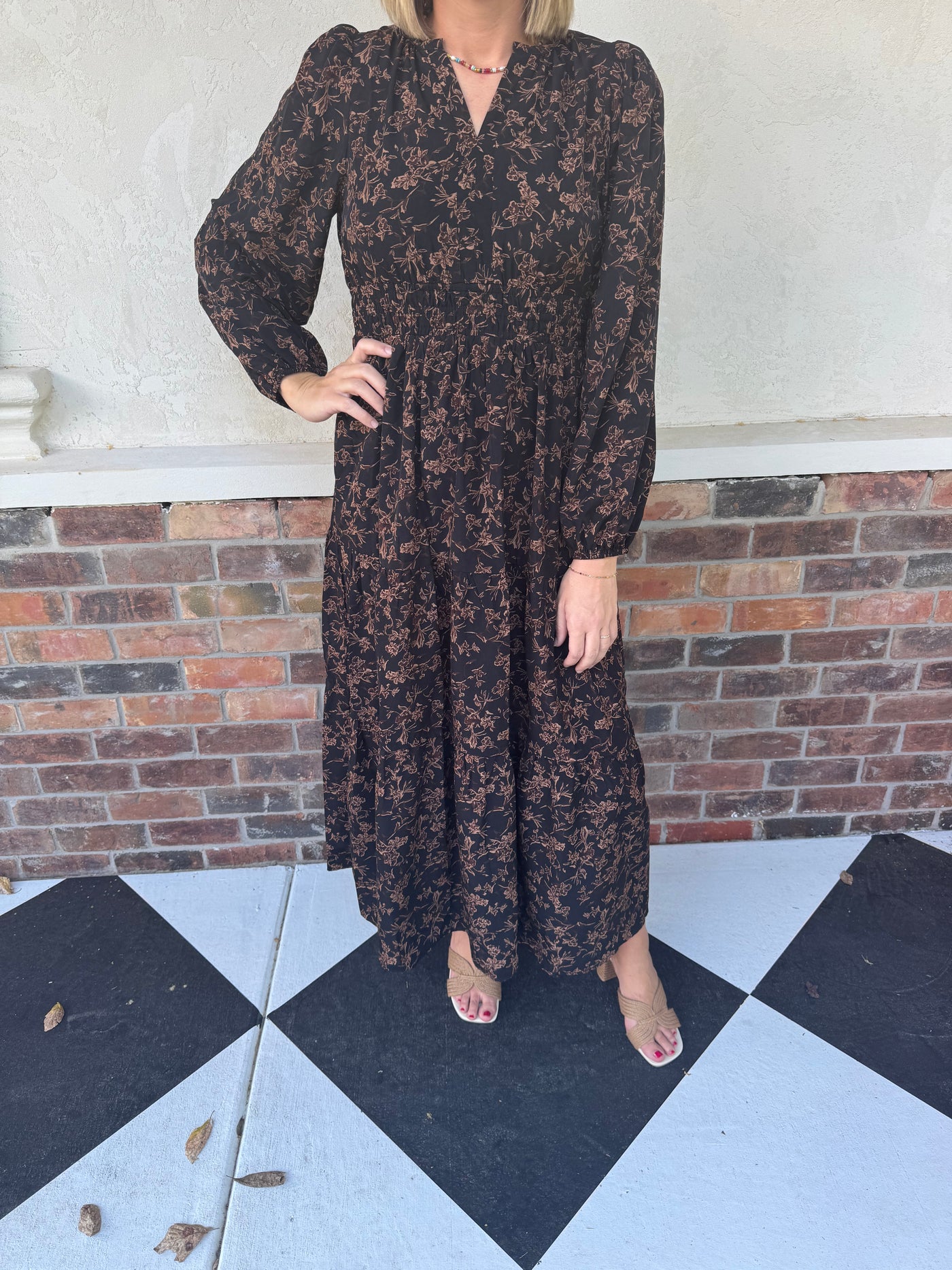 Haven Floral Print Dress