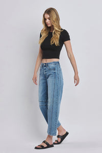 Huda High Rise Barrel Jeans