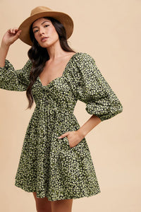 Ditsy Mini Dress