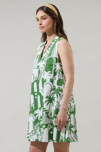 Hannah Collared Shift Mini Dress