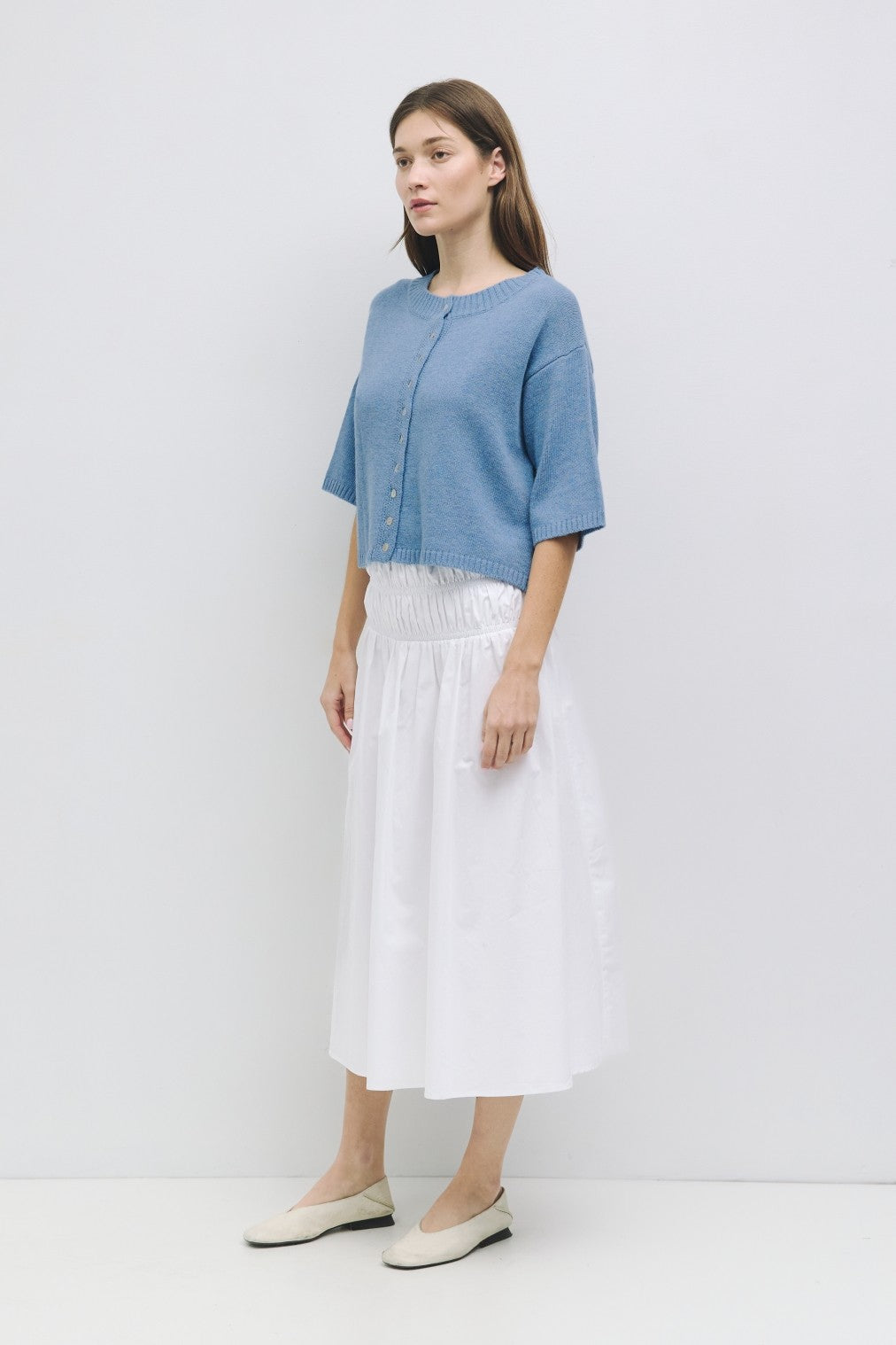The Stacey Cardigan- Blue