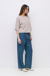 The Stacey Cardigan- Beige