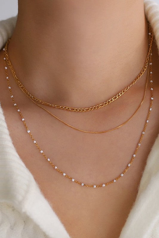 18K Mini-Pearl Necklace