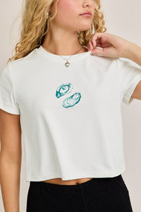 Shelby Shell Crop Top