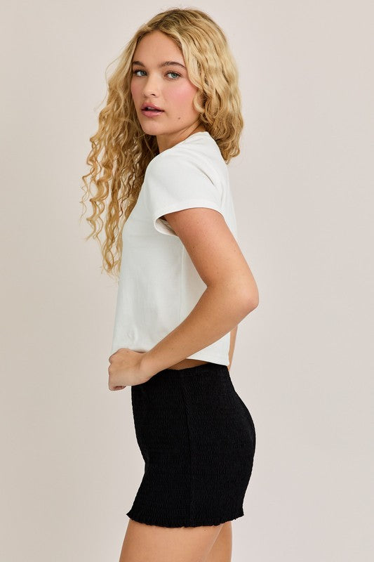 Shelby Shell Crop Top