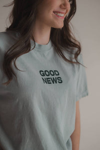 Good News Tee - Bay Green