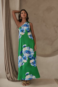 Lainey Floral Pleated Maxi Dress
