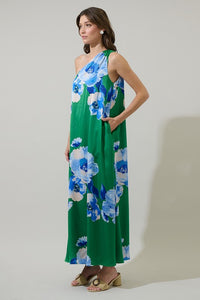 Lainey Floral Pleated Maxi Dress