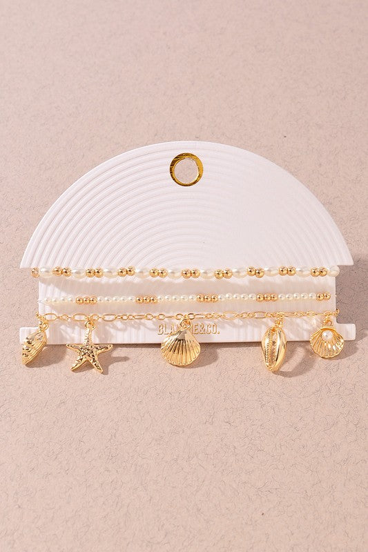 Sea Life Charm Bracelet