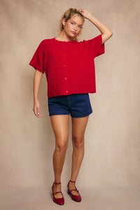Bella Short Sleeve Cardigan