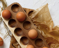 Wooden Egg 12 Hole Tray