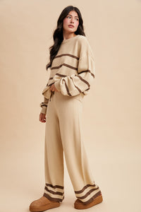 Bella Vida Cozy Striped Lounge Set