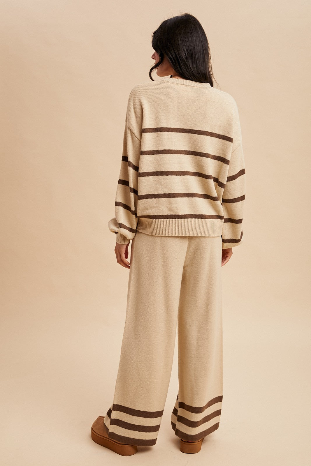 Bella Vida Cozy Striped Lounge Set