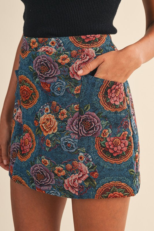 Stevie Floral Skirt
