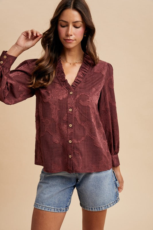 Frankie Textured Blouse