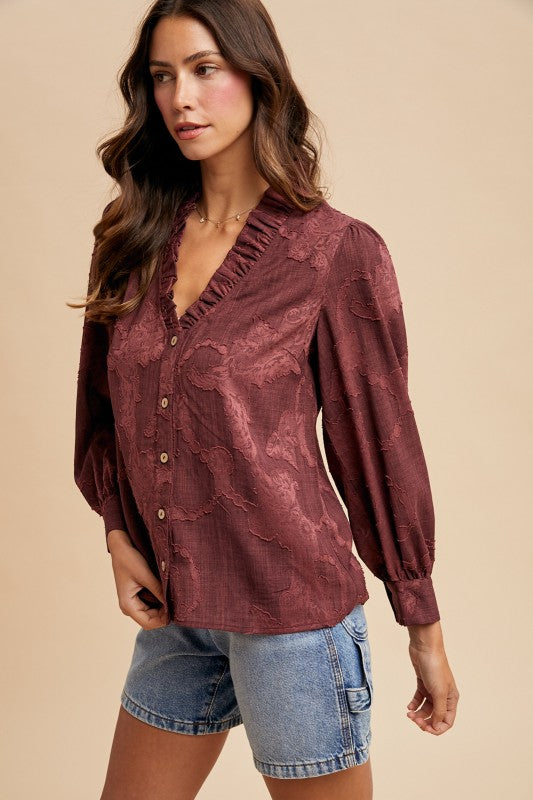 Frankie Textured Blouse