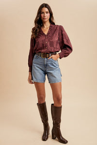 Frankie Textured Blouse