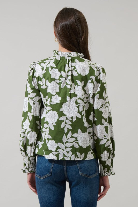 Haizley Floral Long Sleeve Top