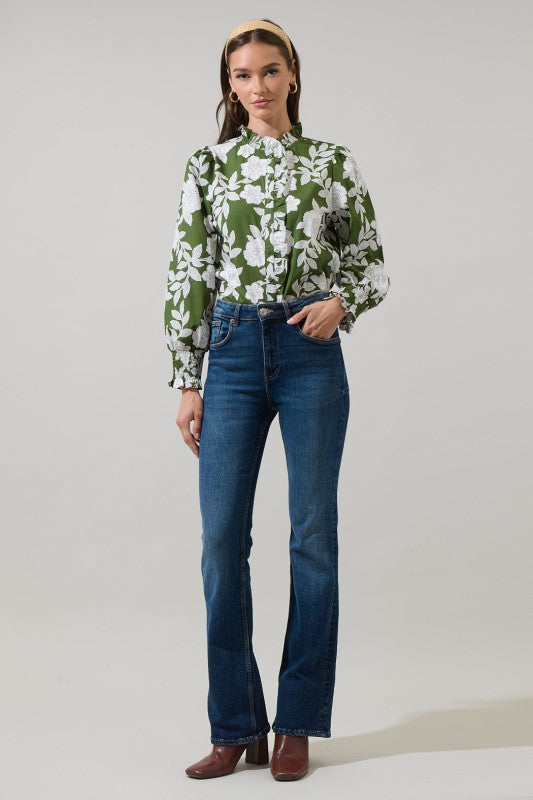 Haizley Floral Long Sleeve Top