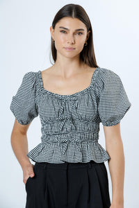 Stacy Gingham Top