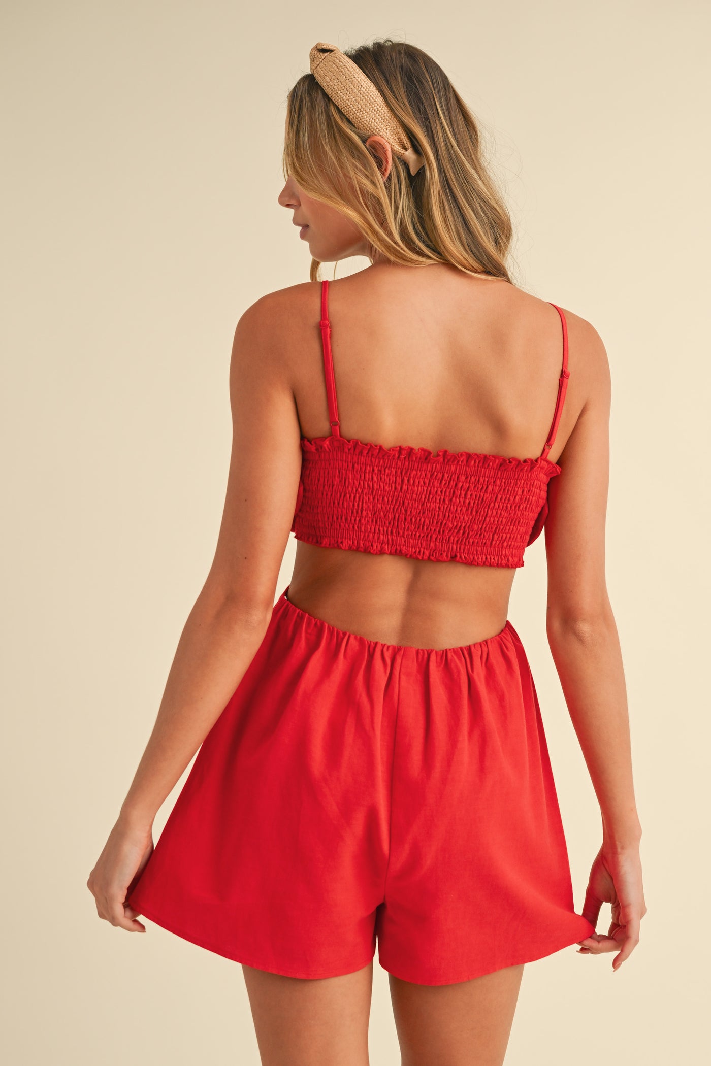 Kailany Flower Top Sleeveless Jumpsuit