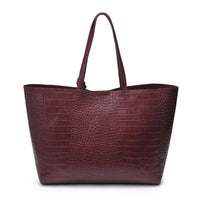 Tiffany Tote: Burgundy