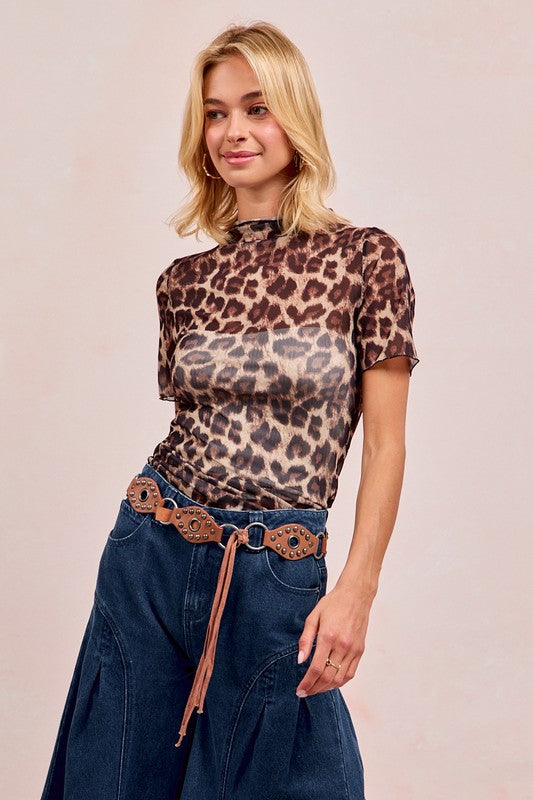 Lita Leopard Top