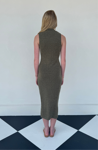 Mallory Knit Turtleneck Midi Dress