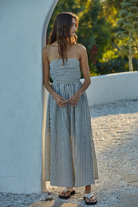 Stacey Strapless Flare Maxi Dress