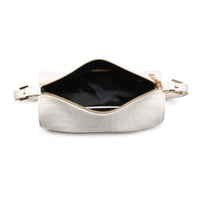 Rachel - Croco Shoulder Bag: Black