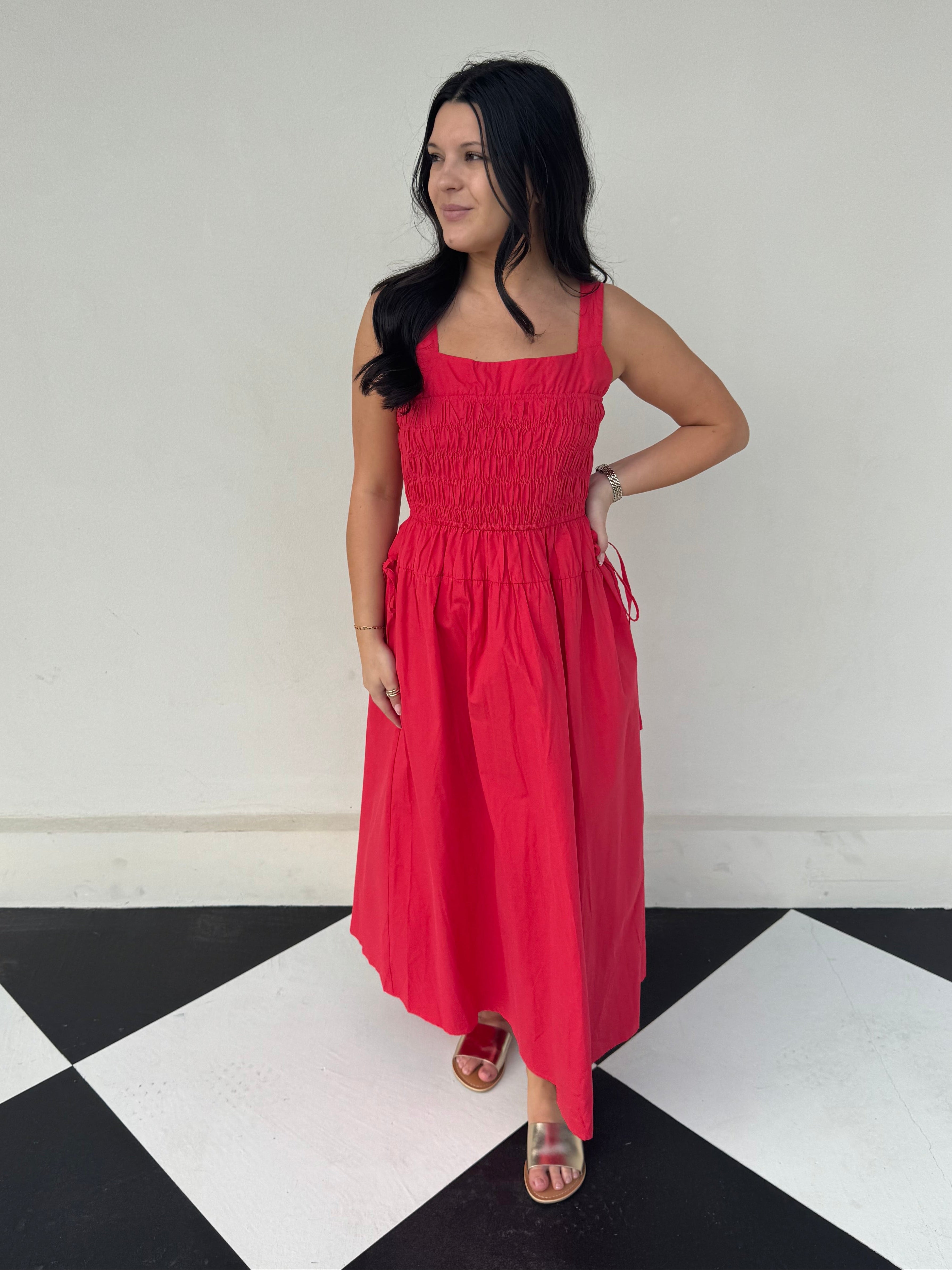 ちー　POPPYキャミ Flower jacquard cami tunic