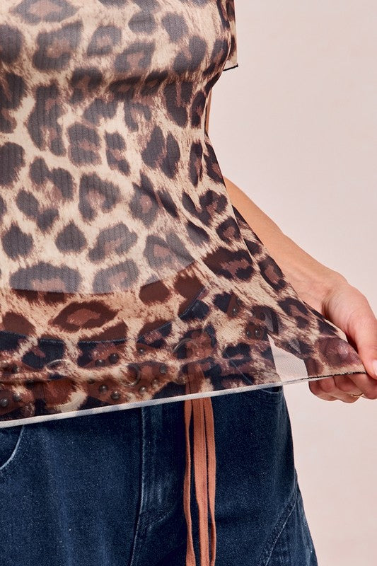 Lita Leopard Top