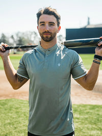 Sage Active Henley Shirt