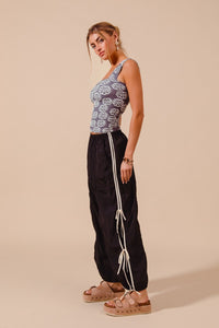 Gabriella Jogger Pants With Bow Ties