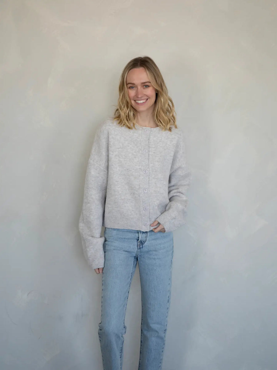 Alyssa Cardigan - Heather Oat