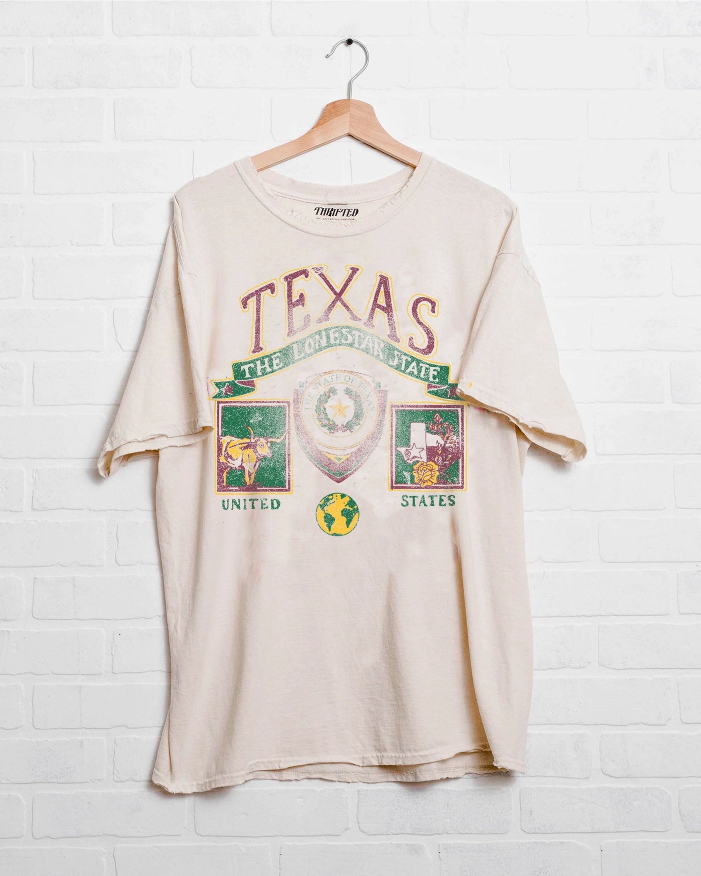 Texas Patch Thrifted Tee