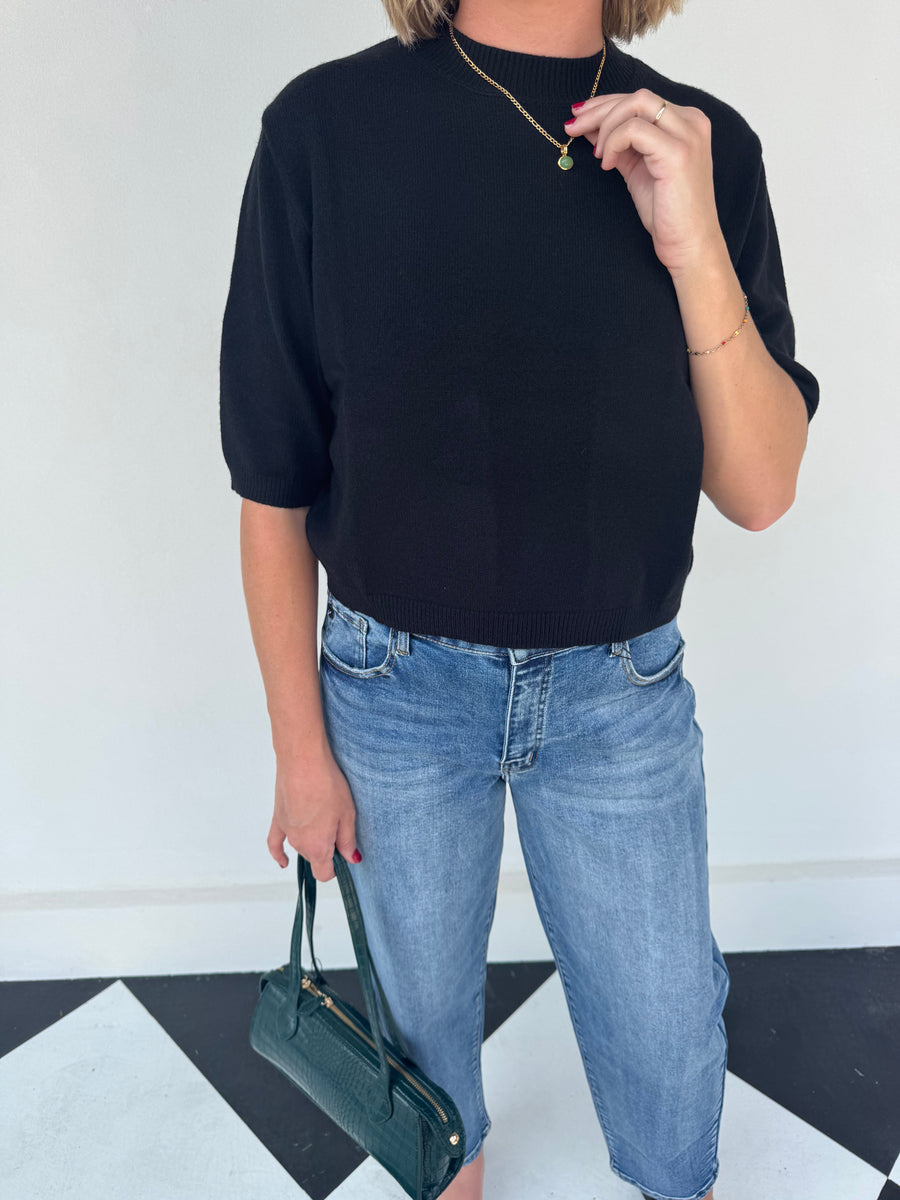 Bailey Short Sleeve Sweater Top