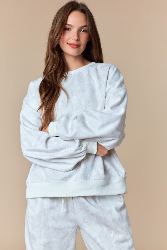 Quinn Camo Fleece Sweat Set