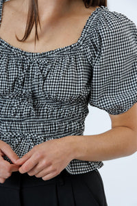 Stacy Gingham Top