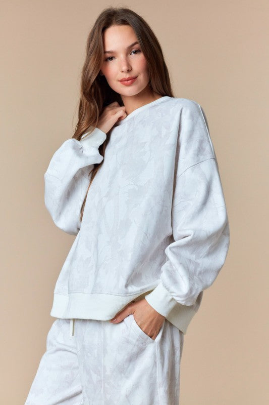 Quinn Camo Fleece Sweat Set