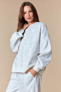 Quinn Camo Fleece Sweat Set