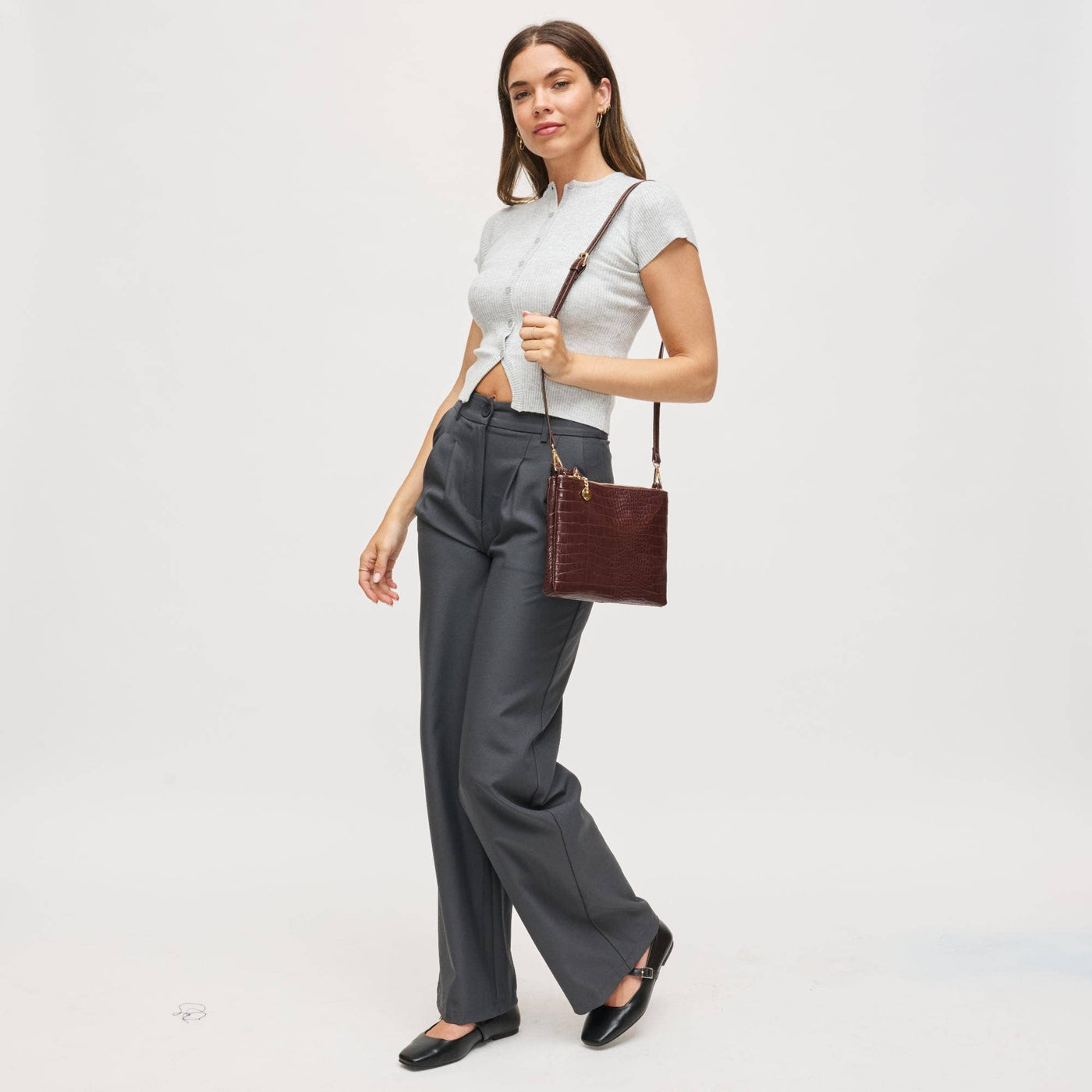 Judy Crossbody: Burgundy