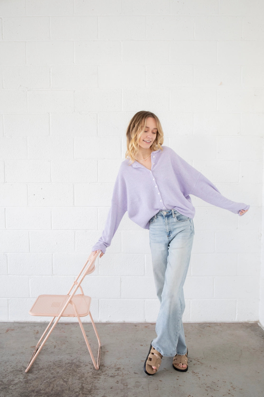 Piper Cardigan - Lavender
