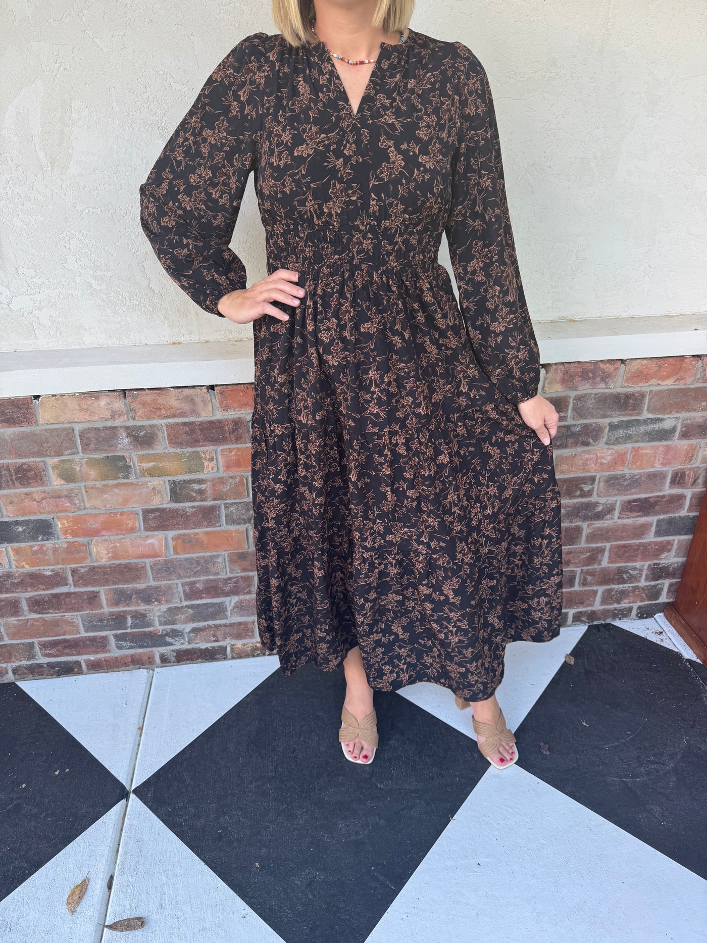 Haven Floral Print Dress